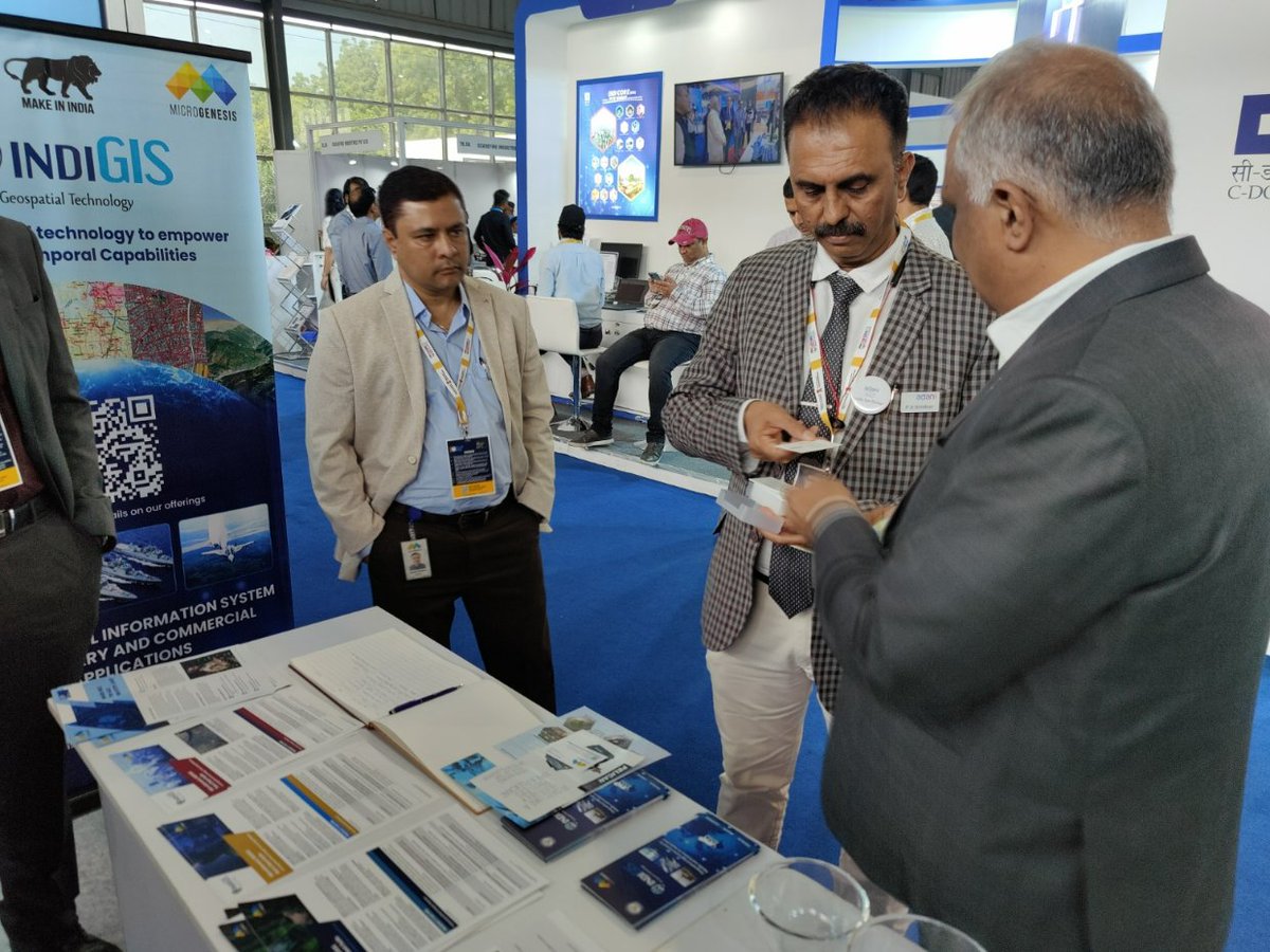 Mgtechsoft's tweet photo. Mr. Shridhar P.S, Associate General Manager (Defence and Aerospace) of Adani Enterprises Ltd. met our #MicroGenesis team at #DefExpo202

#DefenceExpo #PathToPride #IndiGIS #MGenatDefExpo2022 #MakeInIndia #IndiGISTechnology https://t.co/joX3V9wH9n