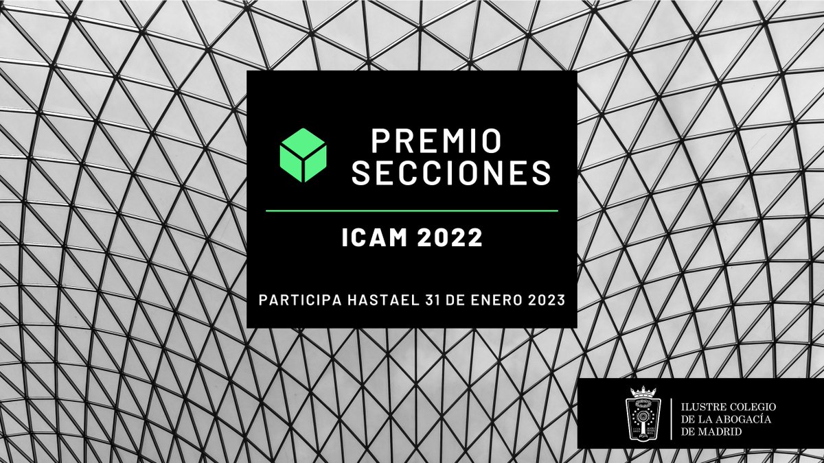 icam_es's tweet photo. Sácale todo el partido a tu trabajo de #investigación. Ya puedes presentarlo a la V edición del #PremioSecciones 

Más información y bases: https://t.co/z8t2fHYEp4
#SeccionesICAM https://t.co/16tA1BeXTI
