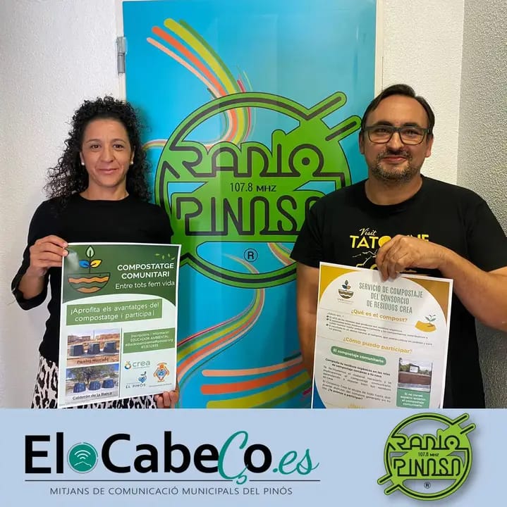 consorcio_crea's tweet photo. 🎙Encantados de colaborar con Radio Pinoso en la difusión del proyecto de compostaje comunitarios, junto con la concejala de medio ambiente. Seguimos sumando gente. #Compostaje #CREAmosCompost @Pinoso @radiopinos107fm https://t.co/LrG4k0384Q