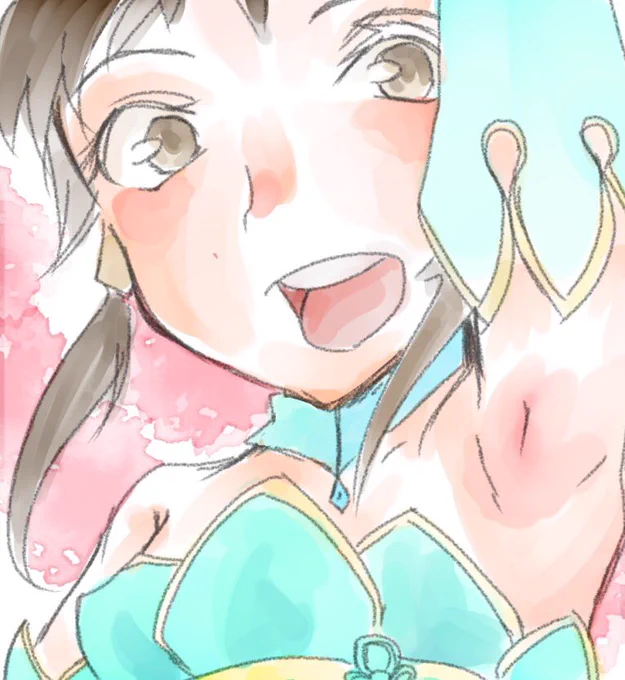 #スマホと指で絵は描ける今はアイパッヨメインに移行しましたが、今でもたまにあいふょんで描きます〜今見ると結構頑張ってた絵あるなあ… 