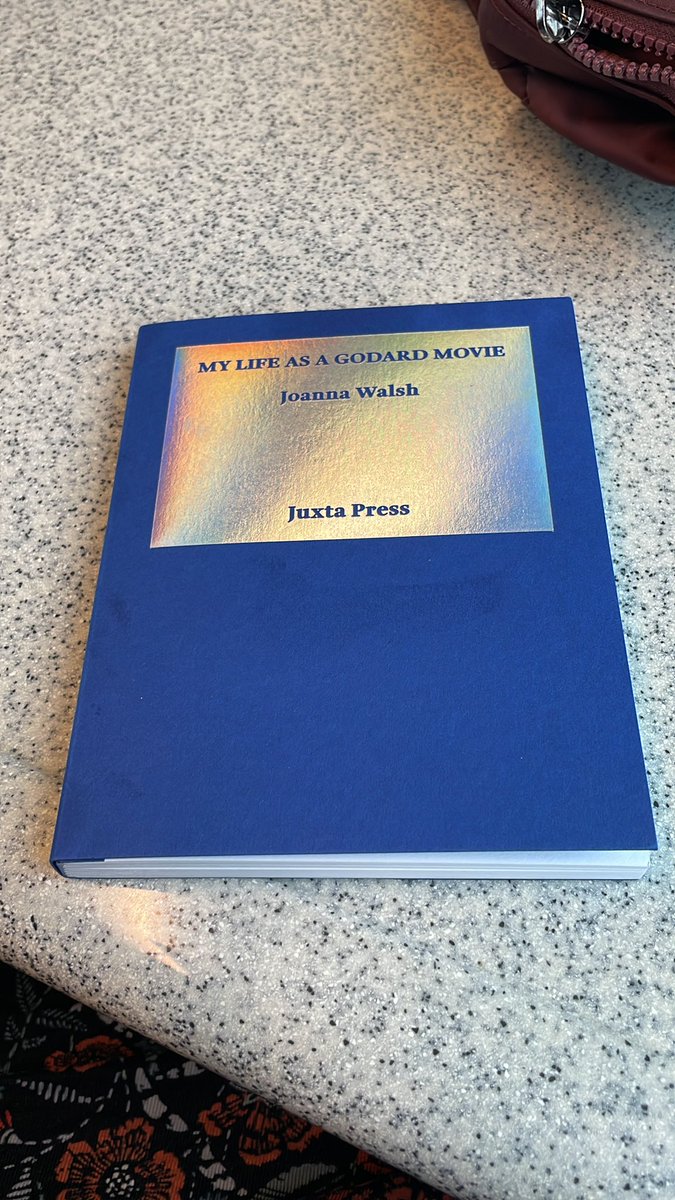 mobeenakhan's tweet photo. Next up on #TrainReads, My Life As A Godard Movie by Joanna Walsh https://t.co/0EFAp8H6MY