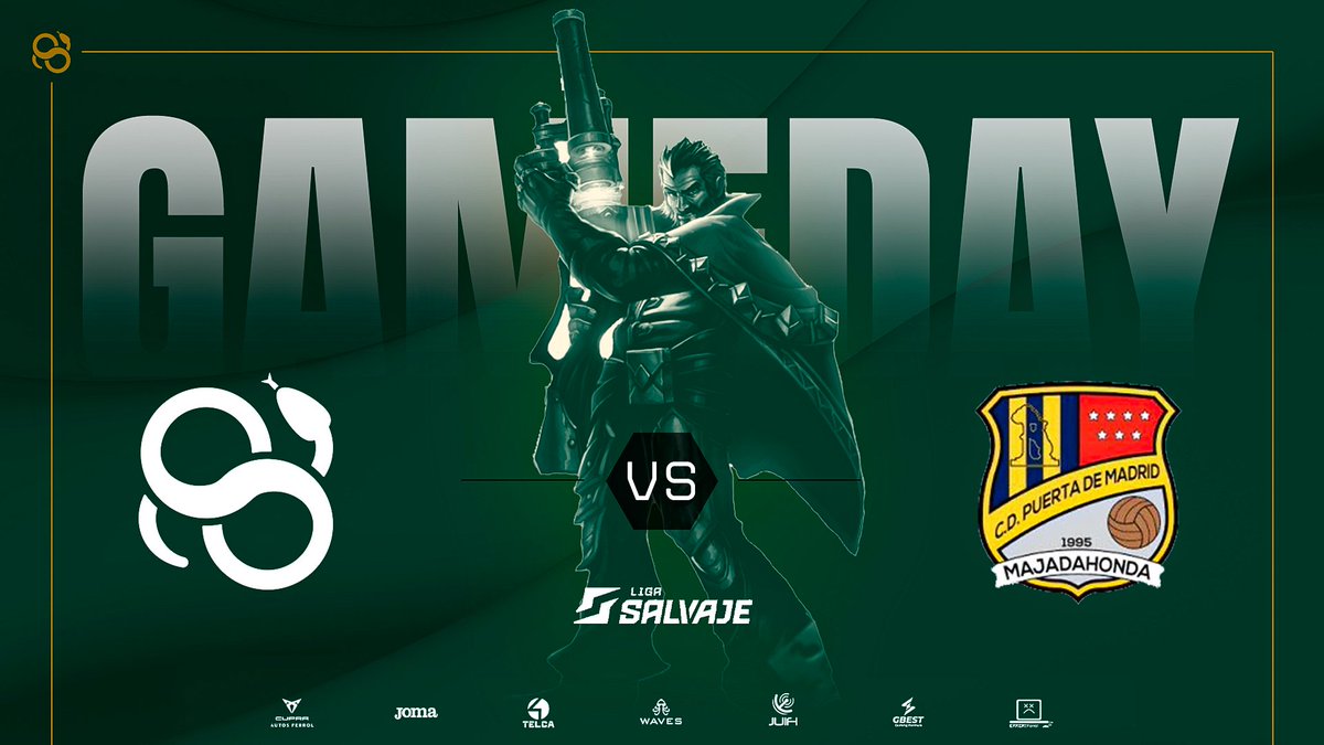 SerpesGaming's tweet image. 🟢 #WILDRIFT 🟢

¡Hoy es día de partido en la máxima competición! #LigaSalvaje de @SomosLaTormenta 

🗓️ Jornada 2
🆚 @CDpuertaMadrid 
🕖 19:00
📺 twitch.tv/daymelto 

Mucha suerte guerreros 🤟

#GoSerpes 💚🐍