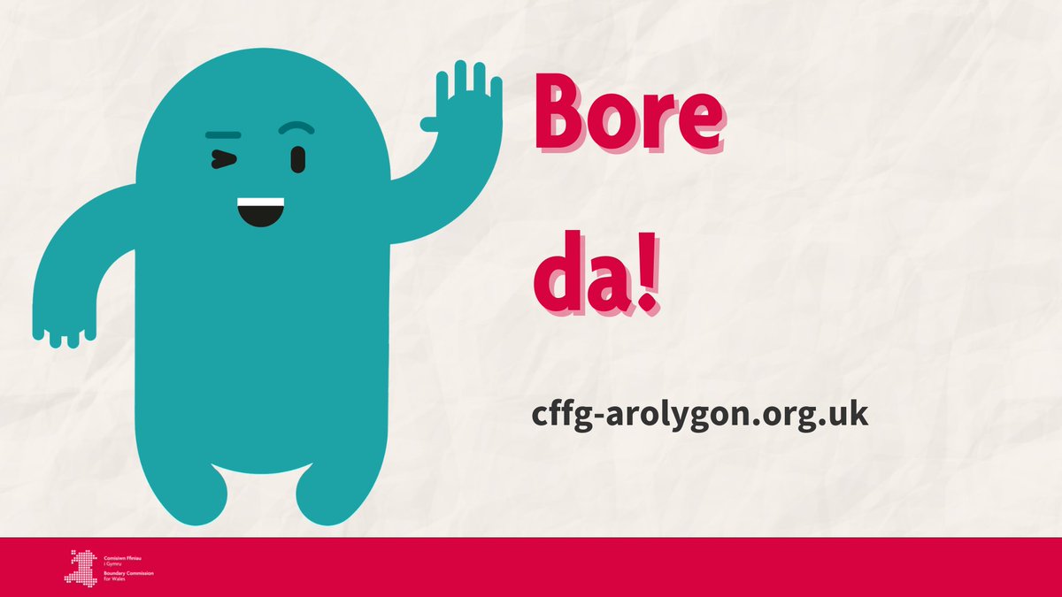 BCommWales's tweet photo. Bore da! 👋

Fel y gwelwch efallai, fe wnaethom gyhoeddi ein Cynigion Diwygiedig ar gyfer etholaethau seneddol Cymru am hanner nos! 🎉

Rydyn ni yma drwy'r dydd i ateb unrhyw gwestiynau sydd gennych chi - a chofiwch, cyflwynwch eich barn ar y cynigion i https://t.co/4xQNDi7xD7! https://t.co/T0uQRB9rD6
