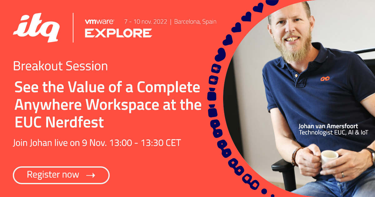 Looking to combine VMware Workspace ONE Intelligent Hub with AI, security solutions and/or @vmwarehorizon ? @vhojan will be hosting a session on this topic @VMwareExplore. See you there? event.vmware.com/flow/vmware/ex… #VMware #VMwareExplore #ITQlife