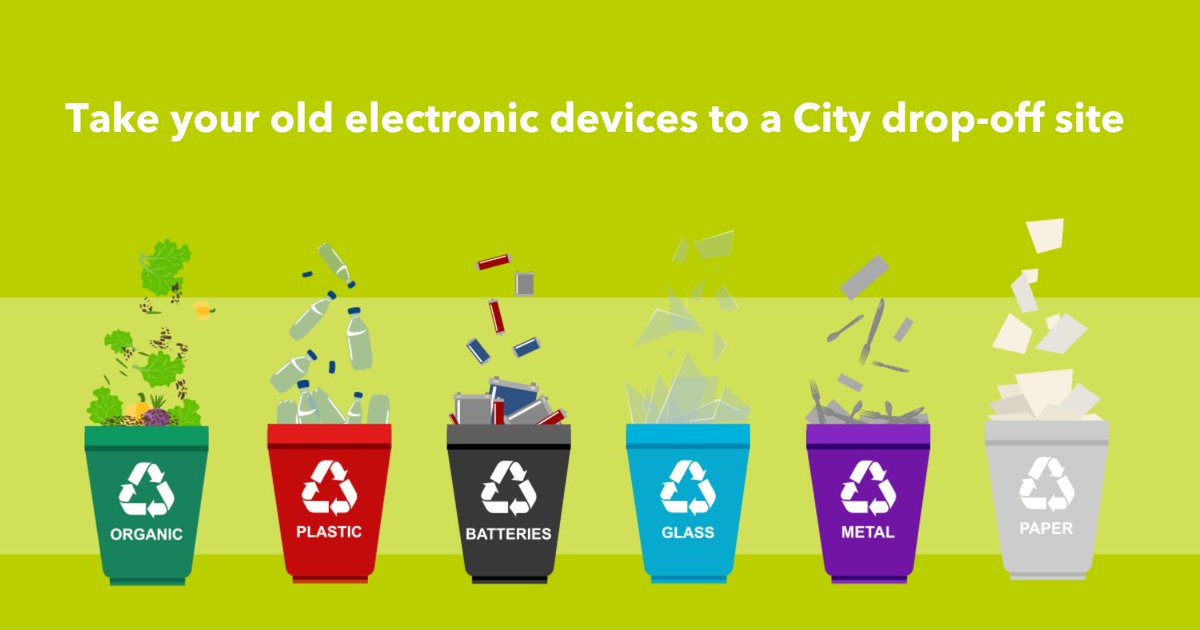 Take your old electronic devices to a City drop-off site.

This year, the main focus of International E-Waste Day, was those small electrical devices that we no longer use but keep in drawers or often toss in the general waste bin.

See: bit.ly/3MP8qHG

#CTNews