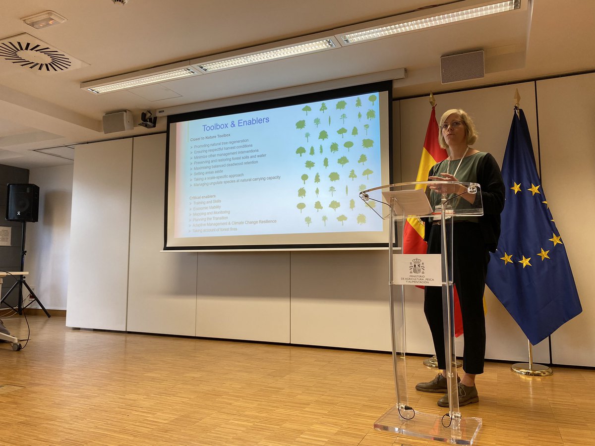 Interesting inputs of enablers for close(r)-to-nature #forestry shared by Stefanie Schmidt and developed in the @EU_Commission (DG Environment) #IntegrateNerwork