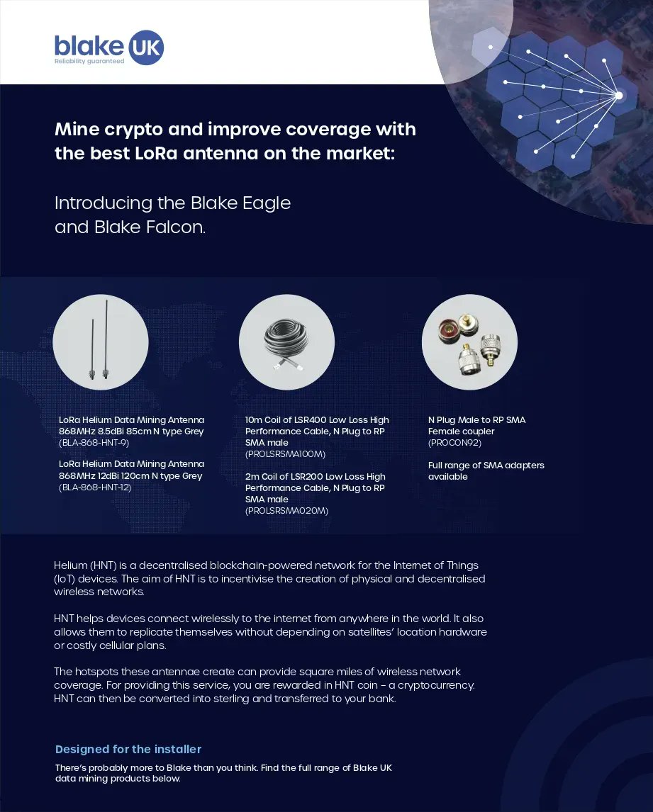 Have you seen our new LoRa antennae for Helium Data Mining? buff.ly/3T6mCy1