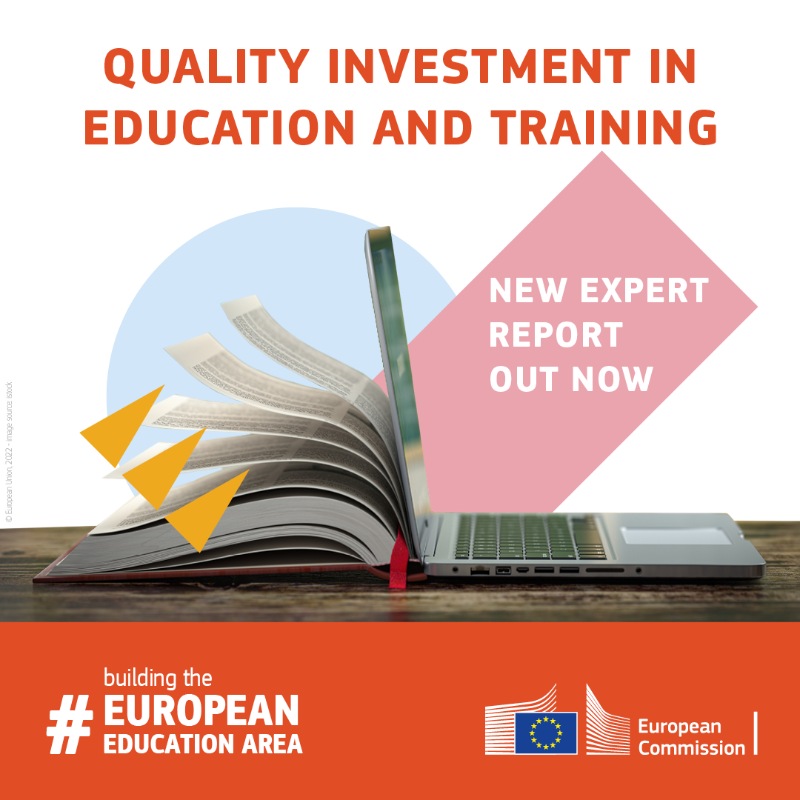EUErasmusPlus's tweet photo. How can the right public spending boost teachers’ competences and well-being, and increase the quality of learning?

Today we present the findings of the Expert Group on Quality Education and Training.

#EuropeanEducationArea
