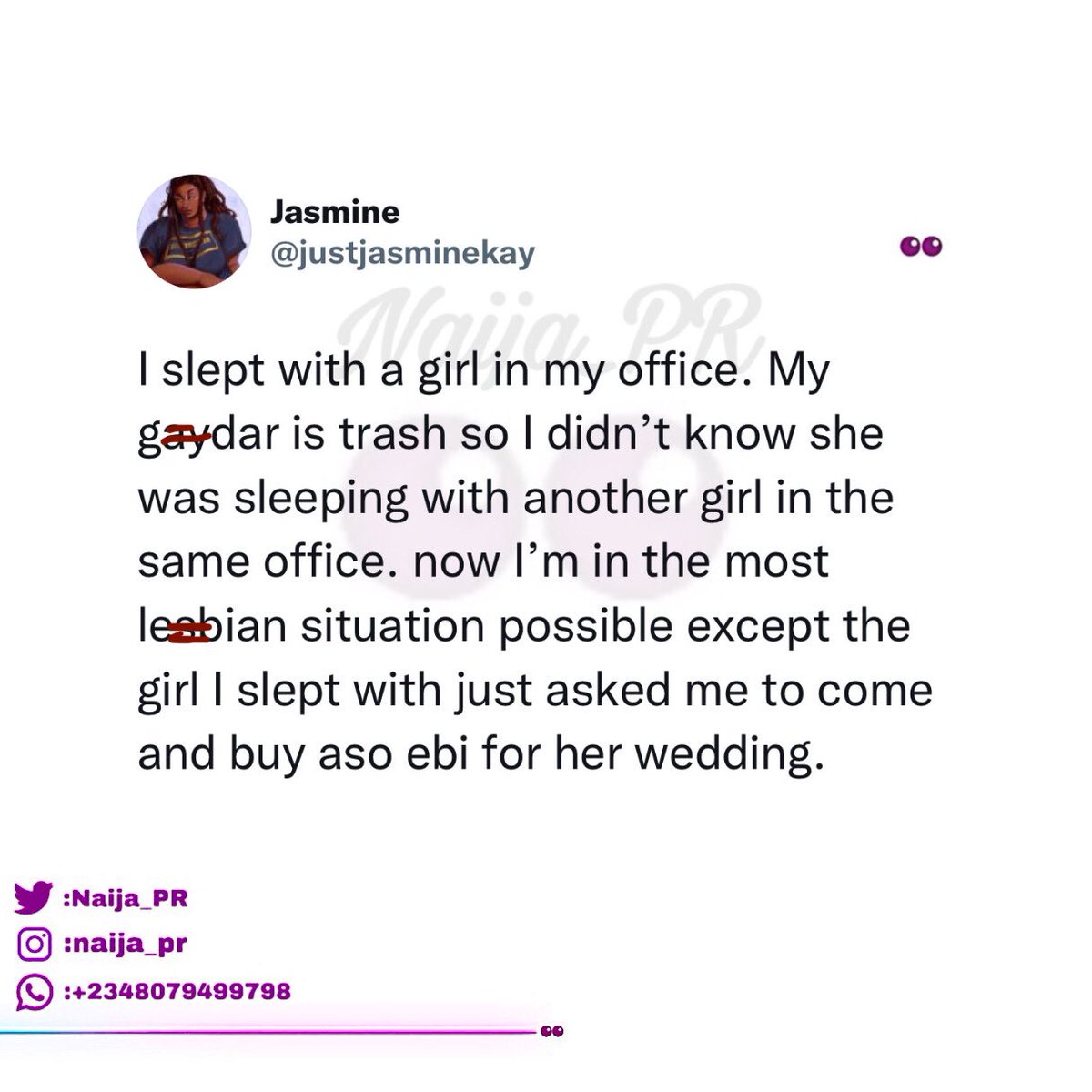 Naija on Twitter "👩🏽🦯"