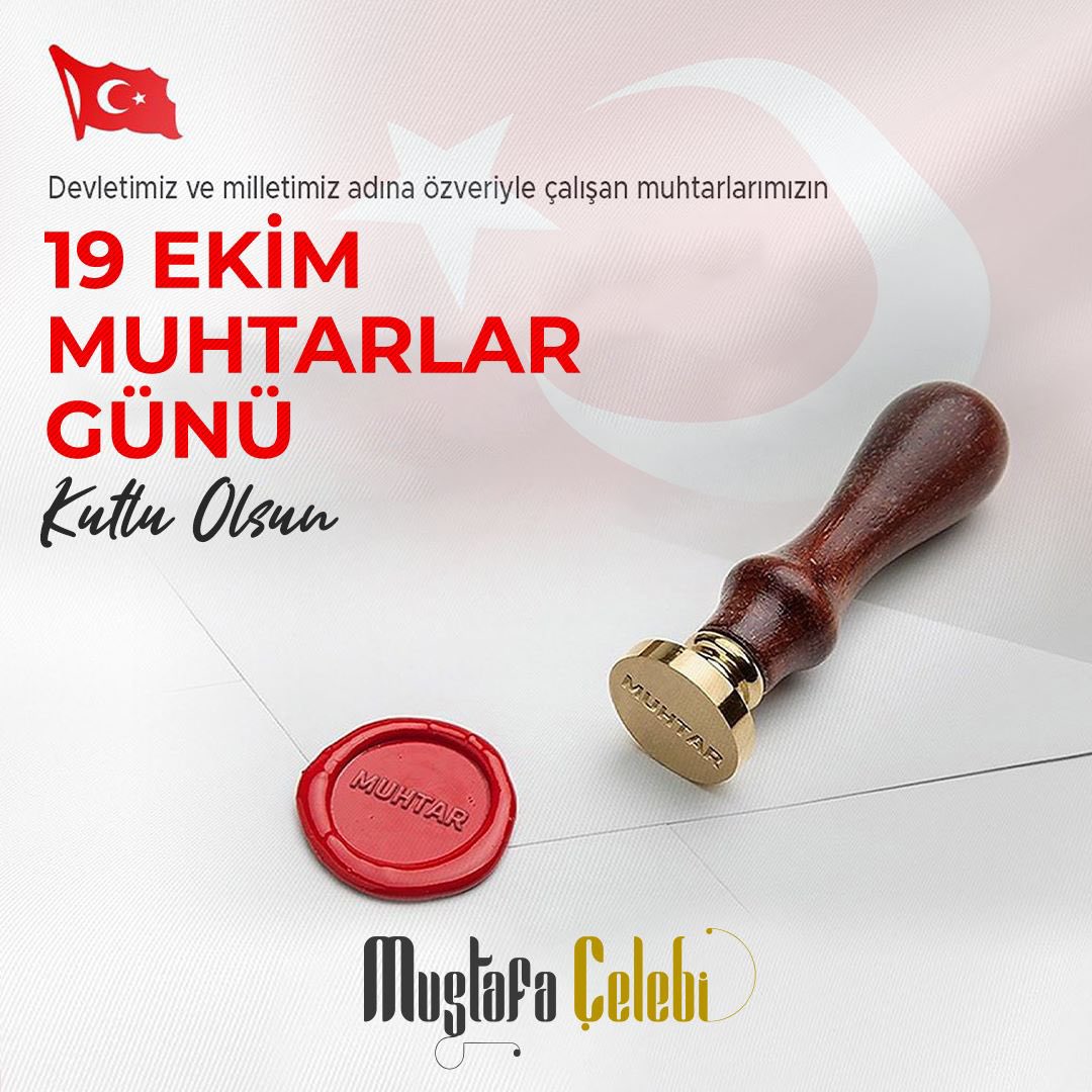 MUSTAFACLB55's tweet photo. Devletimiz ve milletimiz adına özveriyle çalışan muhtarlarımızın #19EkimMuhtarlarGünü günü kutlu olsun. https://t.co/Ksr8rxOY4d