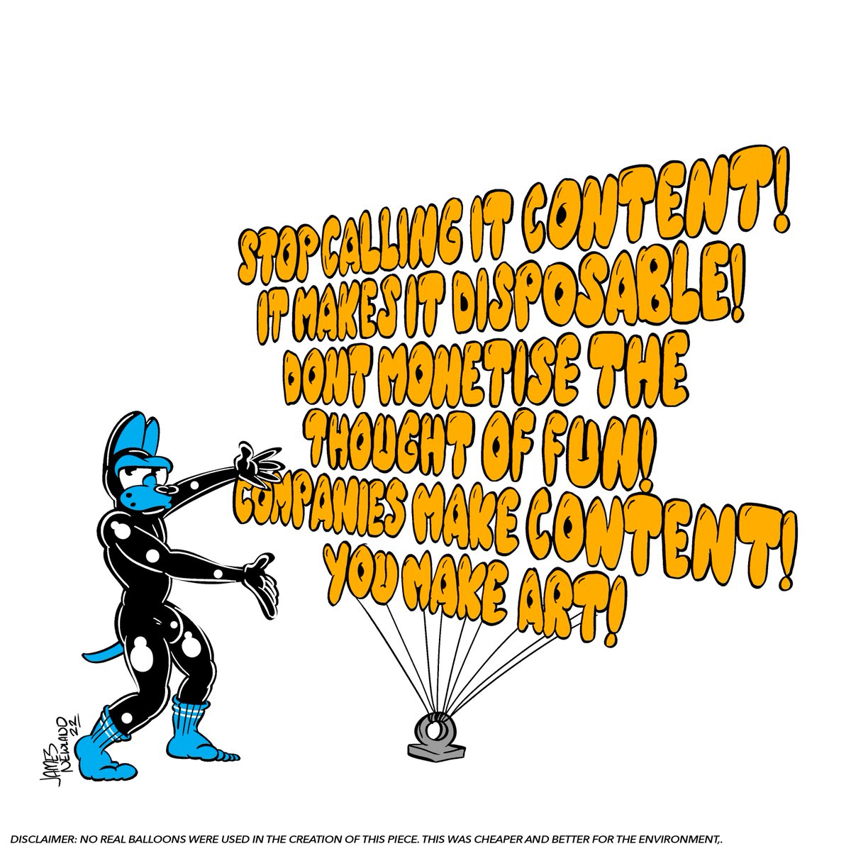 SpacePupSilver's tweet photo. 'Content' is a horrible word. I genuinely zone out to the thought of play when it's used in conversation. There are better words, there are sexier words.
Eliminate the word from your vocabulary. https://t.co/f5Ayhd2XOc