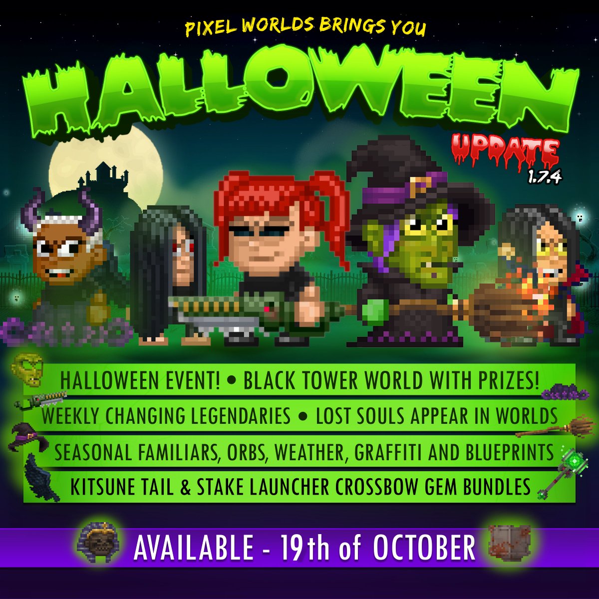 Pixel Worlds Game tweet media