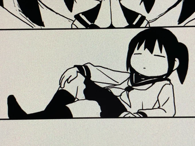 ボツにしたコマ かわいいから載せとこ 
