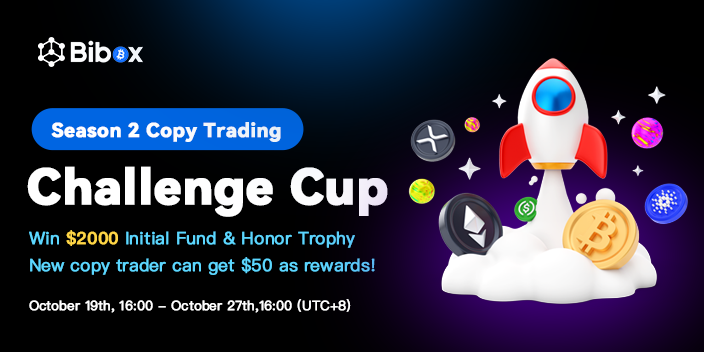 biboxnigeria's tweet photo. 🎉Bibox Copy Trading Tournament Season Two kicks off!
⏰2022-10-19, 16:00 to 2022-10-27, 16:00 (UTC +8)
🎁Win up to $2000 Initial Fund &amp; Honor Trophy
💰New copy trader can get $50 as rewards!
👉Join now: https://t.co/cYcNPIT9gb https://t.co/qtroHubixj
