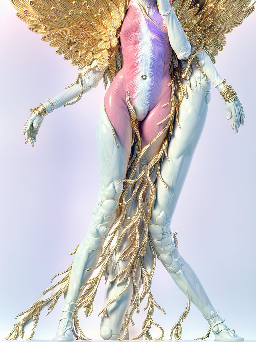GainsdalfGwei's tweet photo. GM! 🌞

"A New Beginning" 

An angelic being is shedding its shell, symbolizing a new beginning. The new skin is delicate, representing the possibilities that come with a new beginning. The artwork is hopeful and inspiring, reminding us that we can always start anew. #aiart https://t.co/jQmSU1esFx