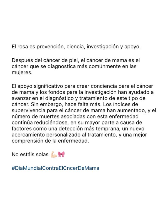 futbol_core's tweet photo. No estáis solas 💪🏻🎀

#DiaMundialContraElCancerDeMama https://t.co/OfZXXSnGER