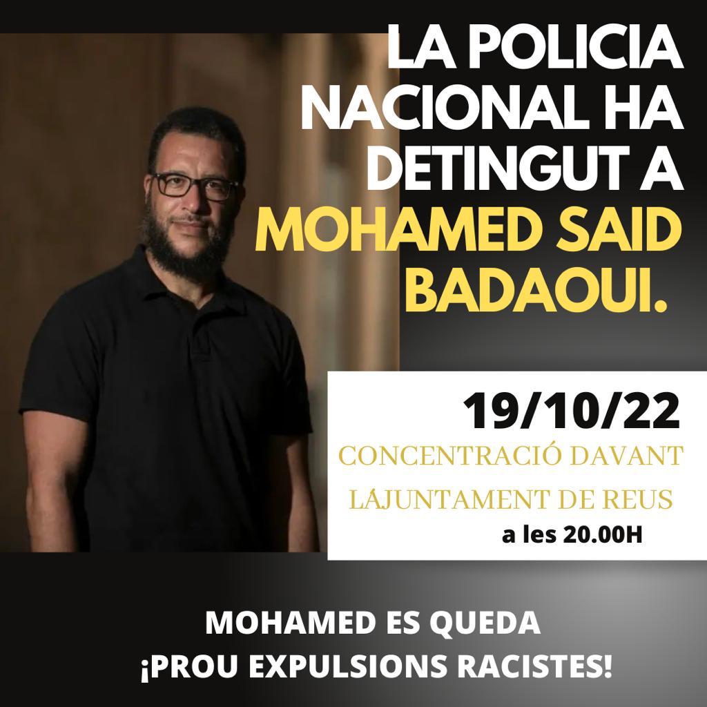 🔴 URGENT 🔴

Avui dimecres es realitzarà una concentració de rebuig a aquesta situació i per donar suport tant a ell com a la seva família i amistats:

📆 DIMECRES 19 D'OCTUBRE
⏰ 20 H.
📍 AJUNTAMENT DE REUS