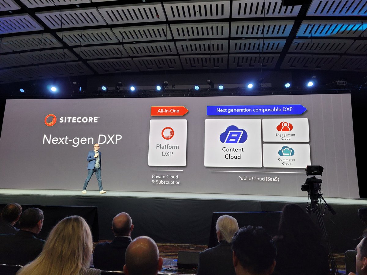 Good news for on-prem customers, support for #Sitecore XP will continue and development is on-going, 10.4 is planned for next year. <a href="/Sitecore/">Sitecore</a> <a href="/SitecoreSYM/">Sitecore Symposium</a> #SitecoreSYM