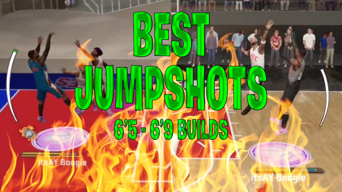DaBoogieMayne's tweet photo. In this video, I am going to show you my top 5 jumpers for builds between 6'5 &amp; 6'9. You will need at least an 84 middy or 3 to unlock these bases but the green window on all of these shots is ridiculous.
#bestjumpshot #NBA2K23 #JumpshotTutorial
🎞️: https://t.co/n8pI92SsLb https://t.co/l7xa5327rt
