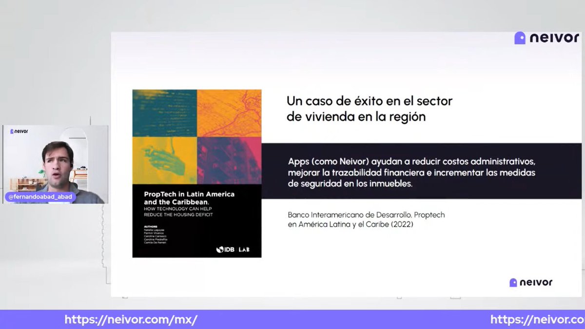 DaleRevista's tweet photo. Estudio del Banco Interamericano de Desarrollo (BID) resalta a #Neivor como caso de éxito en innovación en #tecnología para mantener el valor de las propiedades y aumentar la calidad del mercado inmobiliario en la región!
https://t.co/y69otgiN3G https://t.co/mZxGRWBDpB