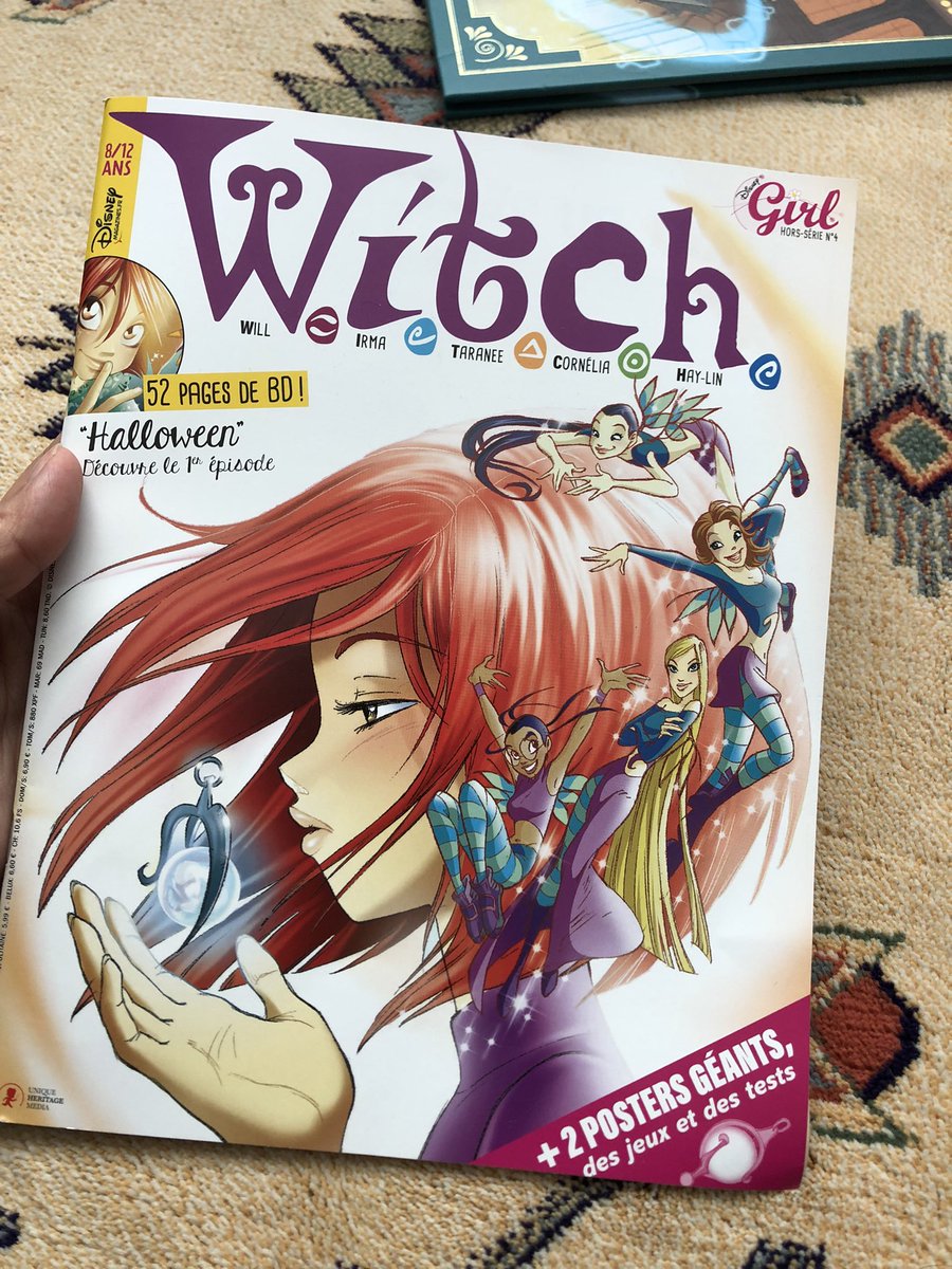 Fazilet_G's tweet photo. J’ai vu cette hors serie du magazine #DisneyGirl et j’ai eu l’impression de retourner en enfance !! 😍
Quand j’étais petite, j’étais abonné au magazine #WitchMag où on suivait les aventures de ses filles. Dites vous que j’ai encore les magazines !! 😍
#Witch #Disney https://t.co/6DvKYLglke