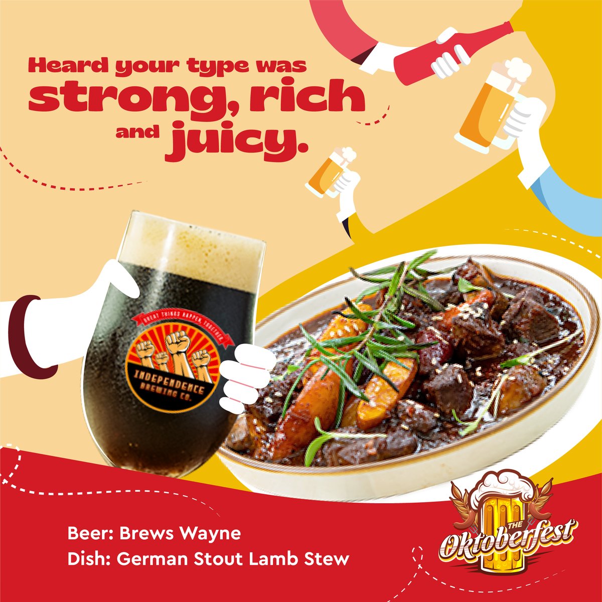 Our next pairing features some deep and delicious flavors. Come on over with your friends and feast like the Germans at IBC's Oktoberfest. #GermanyAtIBC

For bookings, call
Pune: +91 91564 92337 / +91 91569 32337

#IBC #Togetherism #SuperPremiumCraftbeer #kalyaninagarpune