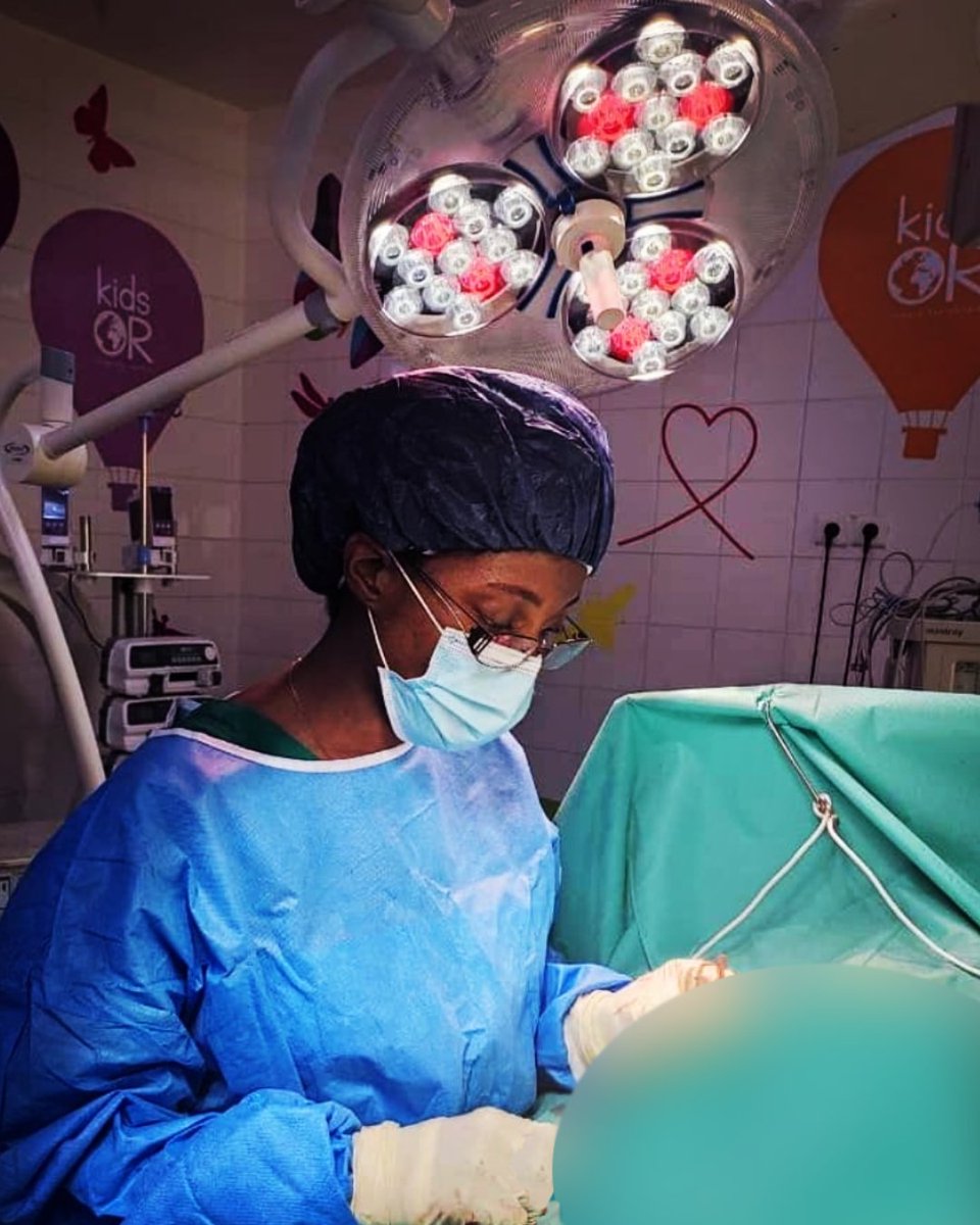 KidsOperating's tweet photo. "I operated as the main surgeon. I was able to correct the defect and he's now fully recovered." 🙌

👋 Say hello to Dr. Armelle Noutchie - a @Smiletrain &amp; KidsOR scholar in Burkina Faso, who recently led on a successful operation on a 2-year-old with an inguinoscrotal hernia. 👏 https://t.co/pLdgkHu9v3