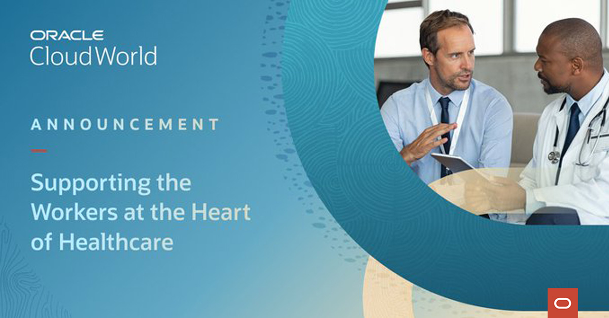 SophieAtOracle's tweet photo. .@Oracle's new specialized HR solutions for healthcare are designed to support the needs of frontline workers so they can deliver better patient care. https://t.co/2h5CtZyZ7m https://t.co/sJCYZ9zmwU