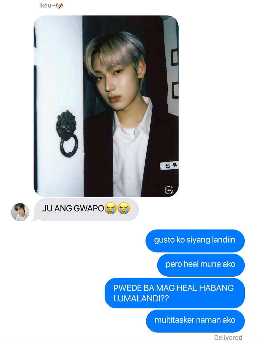 a #sunwon one tweet au wherein Ju (jw) is a multitasker