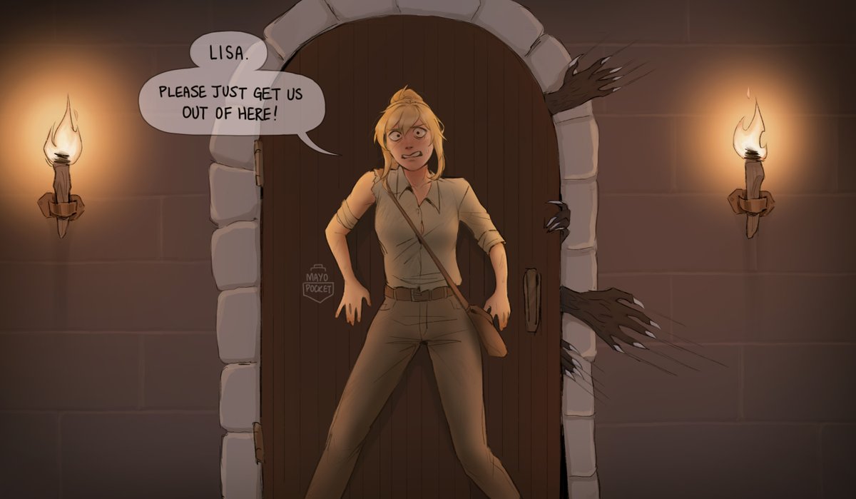 archaeologist/explorer Jean and historian Lisa AU
#jeanlisa