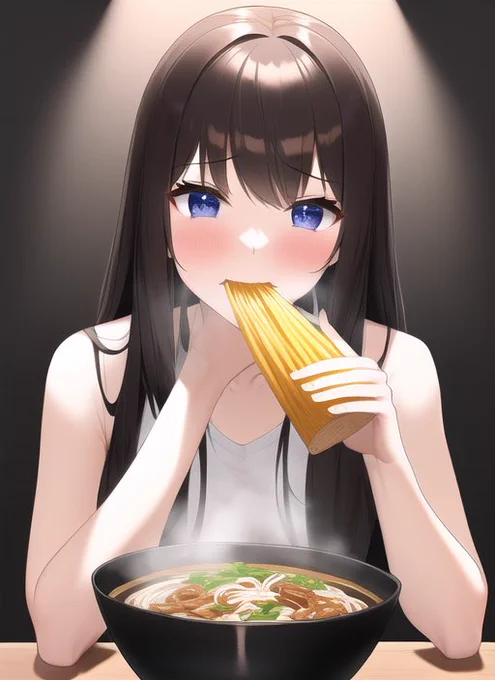 実験に疲れたから流行りに乗ってみた

「蕎麦を食うアイドル」

うどんや蕎麦っぽい気もするけど食べてるのは麺とチャーシュー? 