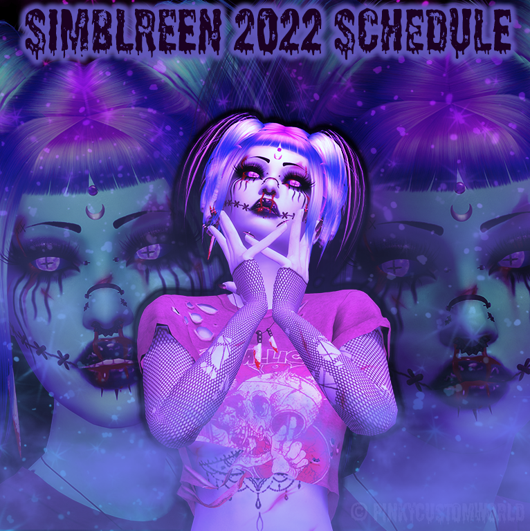 HellKittyxPCW's tweet photo. My Simblreen schedule is ready and set. Check out my Tumblr for more info: https://t.co/dea7Zy6tgW
Hope to see as many as possible knocking for treats on simblreen weekends 🎃
#simblreen #simblreen2022 #pinkycustomworld #pcw #pinky #simblr #halloween https://t.co/PIpOi9DuX2