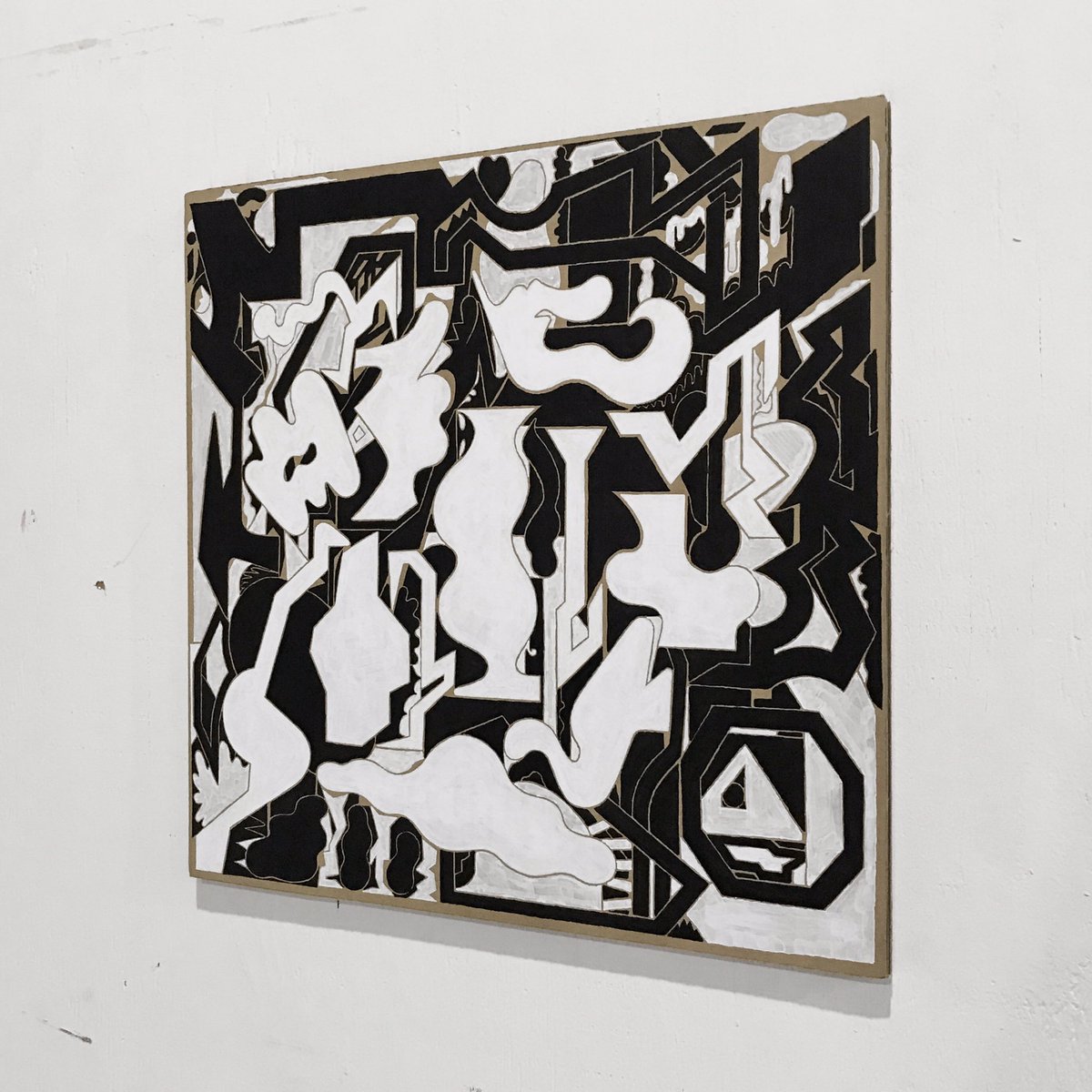 toneshunn's tweet photo. #abstract #abstractartist #abstractdrawing #abstractexpressionism #cardboard #contemporaryartist #abstractgraffiti https://t.co/odv2MKyrpU