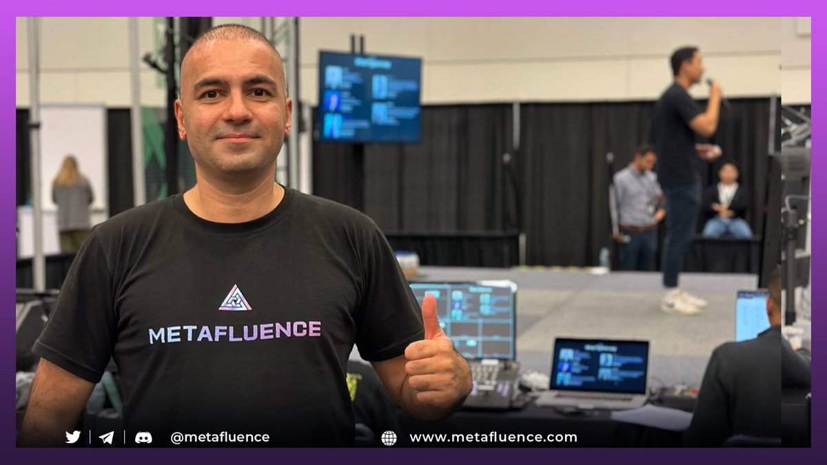 Yesterday, our CFO, <a href="/MrFuadKarimov1/">FuadKarimov1</a>, represented #Metafluence among the most motivated &amp; ambitious founders, investors and tech builders at the <a href="/TechCrunch/">TechCrunch</a> #Disrupt2022 event in San Francisco, California 💪

🖼 See the photos from the remarkable day 😎
#metaversenews