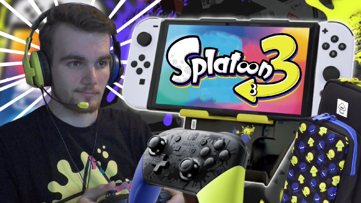 GeorgeWilkins29's tweet photo. Along with #Splatoon3 releasing in September, many accesories have been released along with it. In this Saturdays stream, we'll be using these acessories to create the ULTIMATE setup for playing Splatoon 3 on your Nintendo Switch. 

Be sure to drop by. :D
https://t.co/Xkf09Rm1PQ https://t.co/lxuVfqUHLt