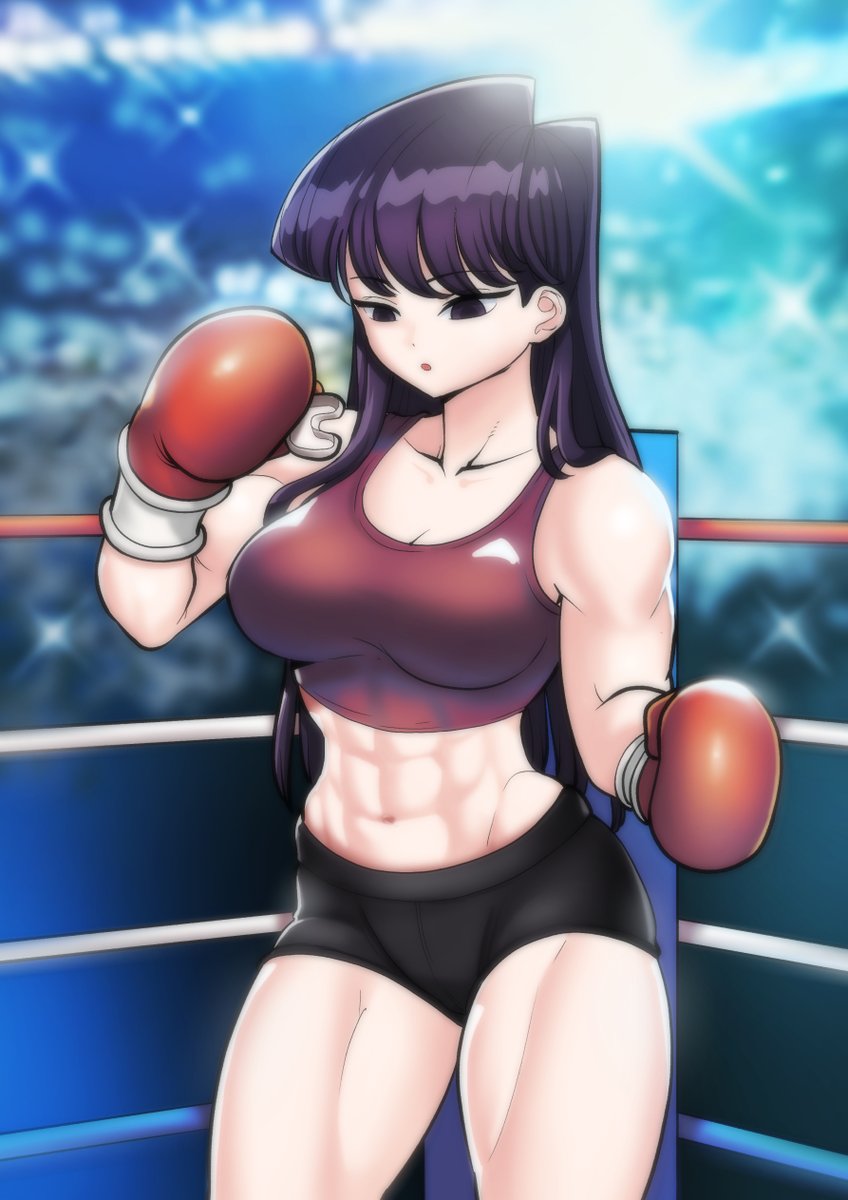 RT @Gez1313: Komi-san, waiting on the blue corner ;)