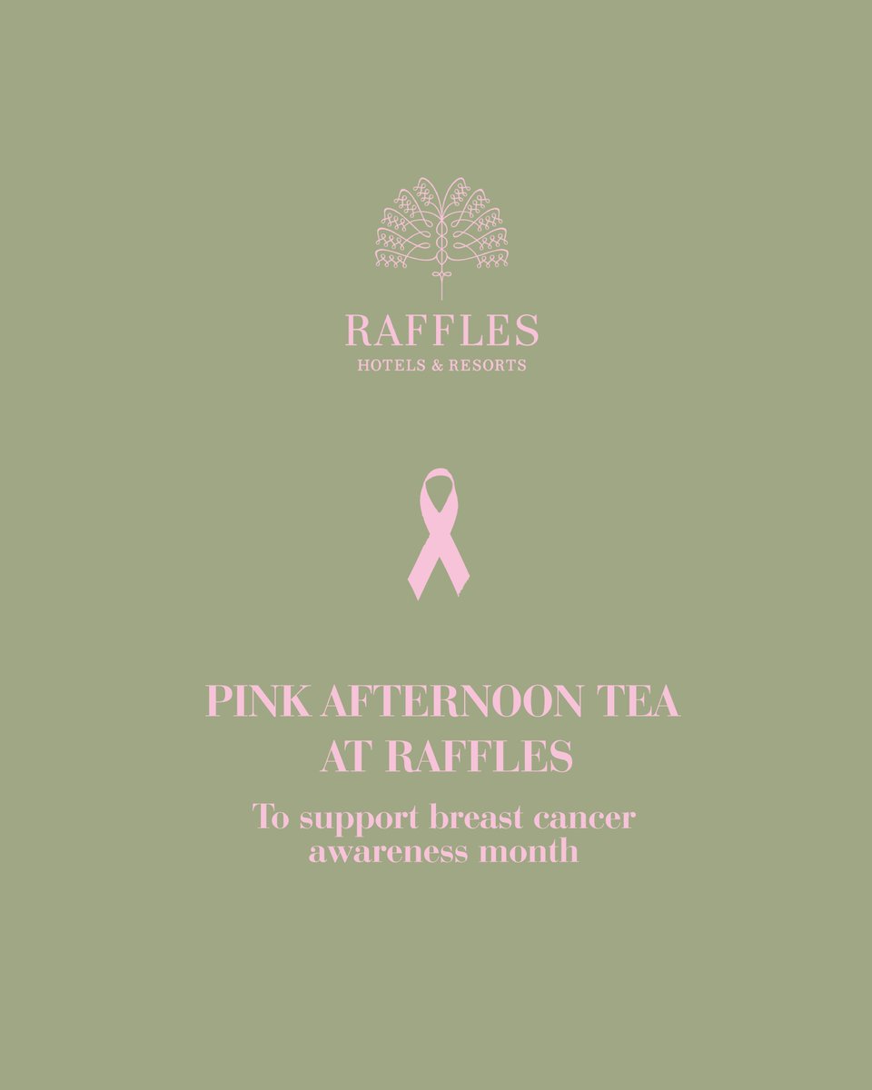 raffleshotels's tweet photo. In honour of Pink October, @rafflesdubai and #raffleseuropejski welcome you to  sip for a cause with a special Pink Afternoon Tea to raise funds for breast cancer research. Join us!

#AtTheTableOf
#PinkOctober
#RafflesDubai #RafflesEuropejski
#RafflesHotels https://t.co/MuqfBoVcVe