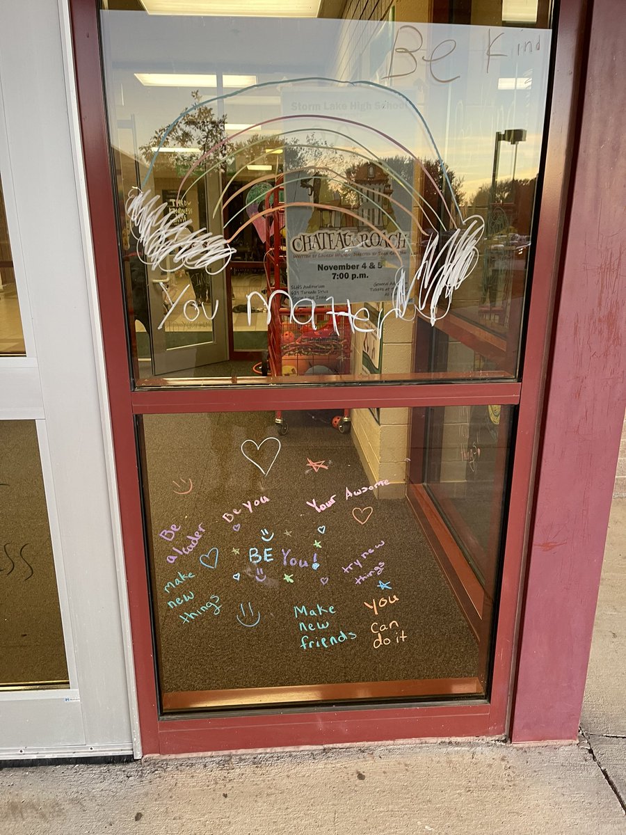 Check out our student ambassador work at Storm Lake Elementary #paintthestate #pptl #bekind
