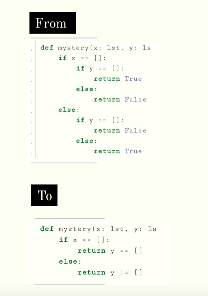 heymusli's tweet image. Simplifying If Statements
#cleancode #refactoringcode