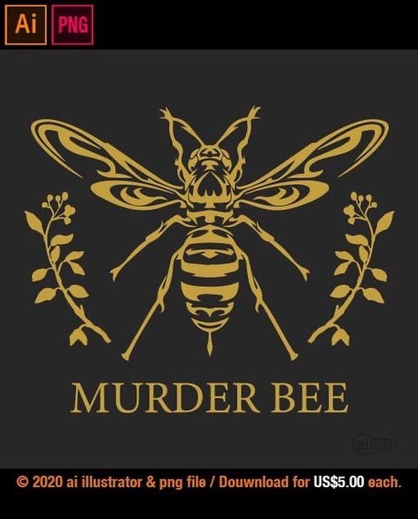 ai_file's tweet photo. Dangerous bee / Drawing
Designed by ROJIAS
Product ID : 100-0016
Royalty Free
@ai.file
・
https://t.co/wI4CirsMir
・
#bee #killerbee #murderbee #beedrawing #beeillustration #beeclipart #beevector #beepng
・
・
#ai_file #illustration #illustrator #clipart #artwork #logomark #g… https://t.co/lctV8NrRcb
