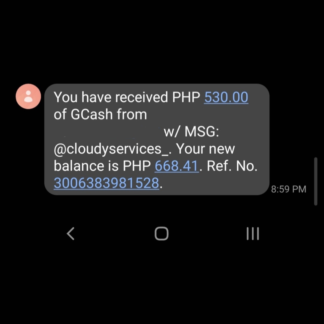 fleurvkth's tweet photo. a very smooth like butter paypal to gcash transfer ๐ thank you so much po @cloudyservices_ !! until the next transaction ๐ซ
#cloudyfied https://t.co/TspTFIqFjr