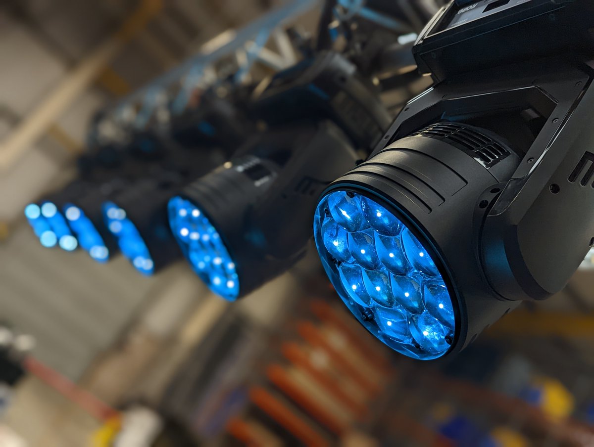 StageLightingUK's tweet photo. ✪ What's New Wednesdays! ✪

A successful summer with the Robe LEDBeam 350's. They are quickly becoming one of our most popular Robe moving heads! 

@Robelighting 

#Robe #LEDBeam #MovingHead #LEDLighting https://t.co/GbL403NgHX