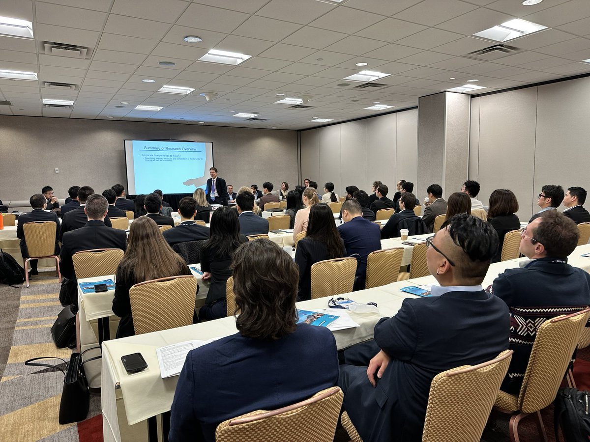 Gordon Phillips of <a href="/TuckSchool/">Tuck School</a> kicking off the Doctoral Student Consortium at #FMAAtlanta2022 <a href="/finmgmtassoc/">FMA International</a>