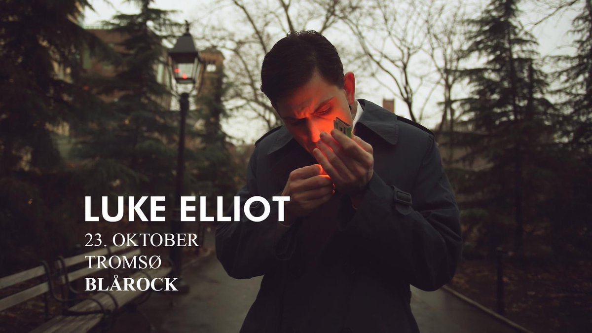 Rockerherlig's tweet photo. Kom til oss på søndag! Det kommer til å bli helt knall. @lukeelliot er i storform og gleder seg som bare fy! Link til billetter under her. https://t.co/QETe7ZRcGa