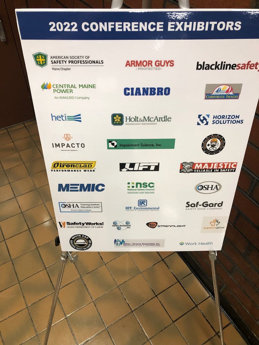 Impacto_Inc's tweet photo. All set up and ready to go at the 95th Annual Maine Safety and Health Conference in Augusta Maine! Stop by and check out the exciting things that Impacto has been up to!

#impacto #comfortablyworkinghard #maine #safetyconference #tradeshow https://t.co/gtdZAwWTZn
