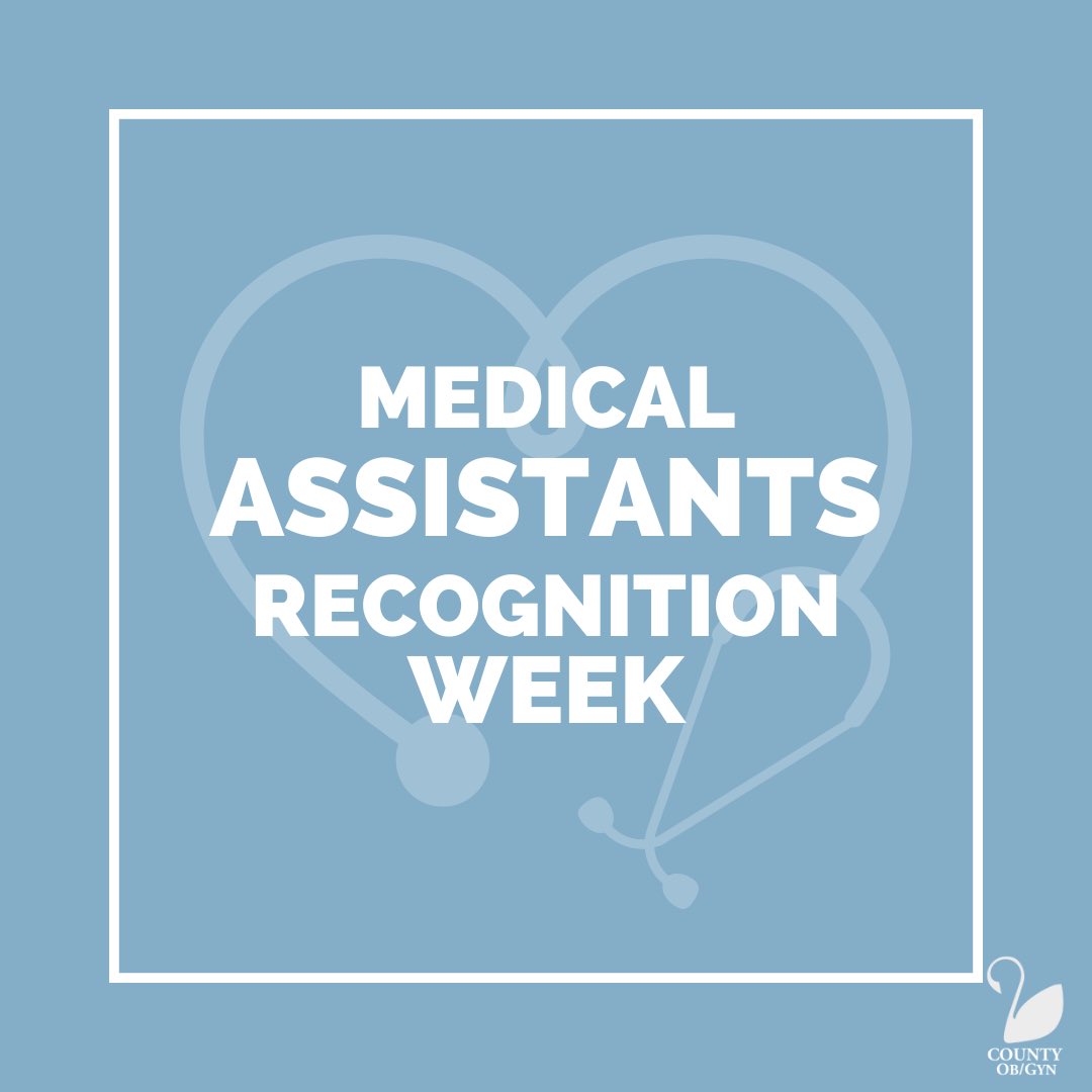 CountyOBGYN's tweet photo. It’s Medical Assistants Recognition Week! At County Ob/Gyn, we appreciate all of our MAs for their dedication, compassion and hard work every day.

Thank you, medical assistants, for all that you do!

#MARweek #MedicalAssistants #obgyn https://t.co/YATDlvNzt2