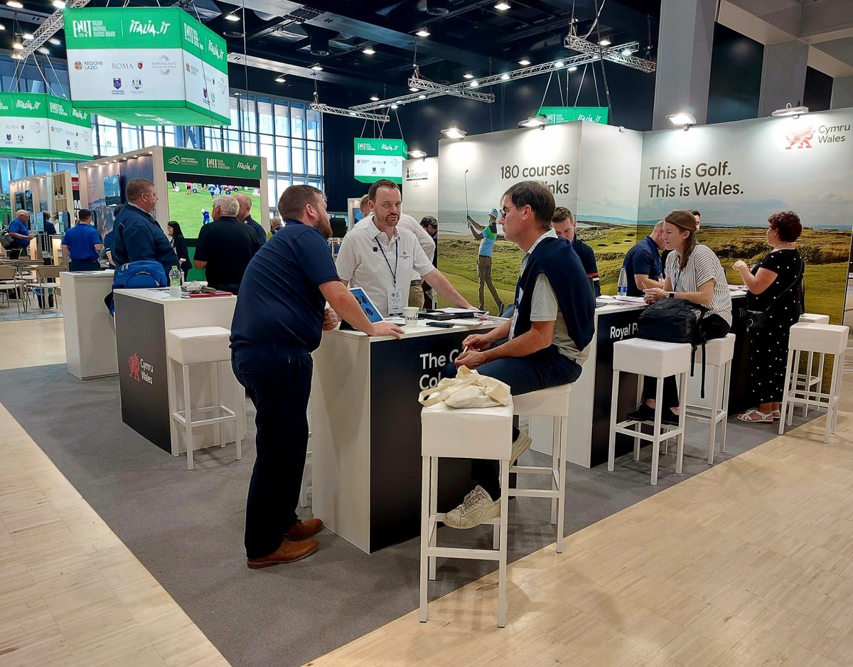Travel Trade Wales (@visitwalestrade) on Twitter photo Another day, another round of meetings at <a href="/IGTMarket/">IGTM</a>! If you're attending make sure to come see Visit Wales and our partners <a href="/cambria_asa_dmc/">Cambria@ASA - Wales DMC/Business Events Services</a>, <a href="/WeAreASAfamily/">AngelaShanleyAssociatesLtd</a>, <a href="/TheCelticManor/">Celtic Manor Resort</a>, <a href="/conwygolfclub/">Conwy Golf Club</a>, <a href="/royalstdavidsgc/">Royal St.David's GC</a> <a href="/TheValeResort/">The Vale Resort</a> and <a href="/Royal_Porthcawl/">Royal Porthcawl Golf Club</a>. Another day, another round of meetings at <a href="/IGTMarket/">IGTM</a>! If you're attending make sure to come see Visit Wales and our partners <a href="/cambria_asa_dmc/">Cambria@ASA - Wales DMC/Business Events Services</a>, <a href="/WeAreASAfamily/">AngelaShanleyAssociatesLtd</a>, <a href="/TheCelticManor/">Celtic Manor Resort</a>, <a href="/conwygolfclub/">Conwy Golf Club</a>, <a href="/royalstdavidsgc/">Royal St.David's GC</a> <a href="/TheValeResort/">The Vale Resort</a> and <a href="/Royal_Porthcawl/">Royal Porthcawl Golf Club</a>.