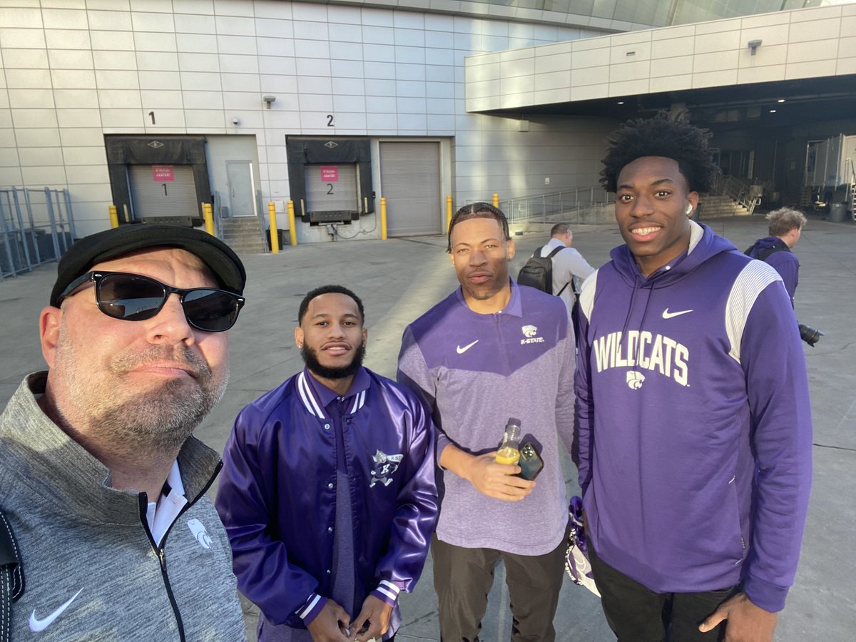 Heading to Big 12 media day with ⁦<a href="/MrNewYorkCityy/">Markquis Nowell</a>⁩ ⁦<a href="/Keyontae/">Keyontae</a>⁩ and ⁦<a href="/Nae_Ratty/">Nae’Qwan Tomlin</a>⁩ in KC