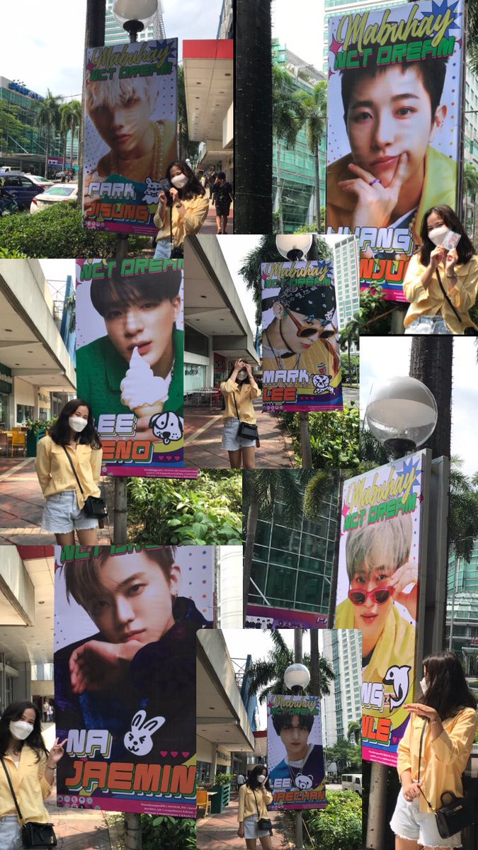 BNGYDM_RNJN's tweet photo. I will not  see them this Friday, but at least I got to take pictures with these cute lamp post banners 💚💚💚

#WelcomeAboardWayV #PoppingWithDREAM #7DreamSugarPopstreet 
#IPOPUMNL22 https://t.co/inGr6A2CGu