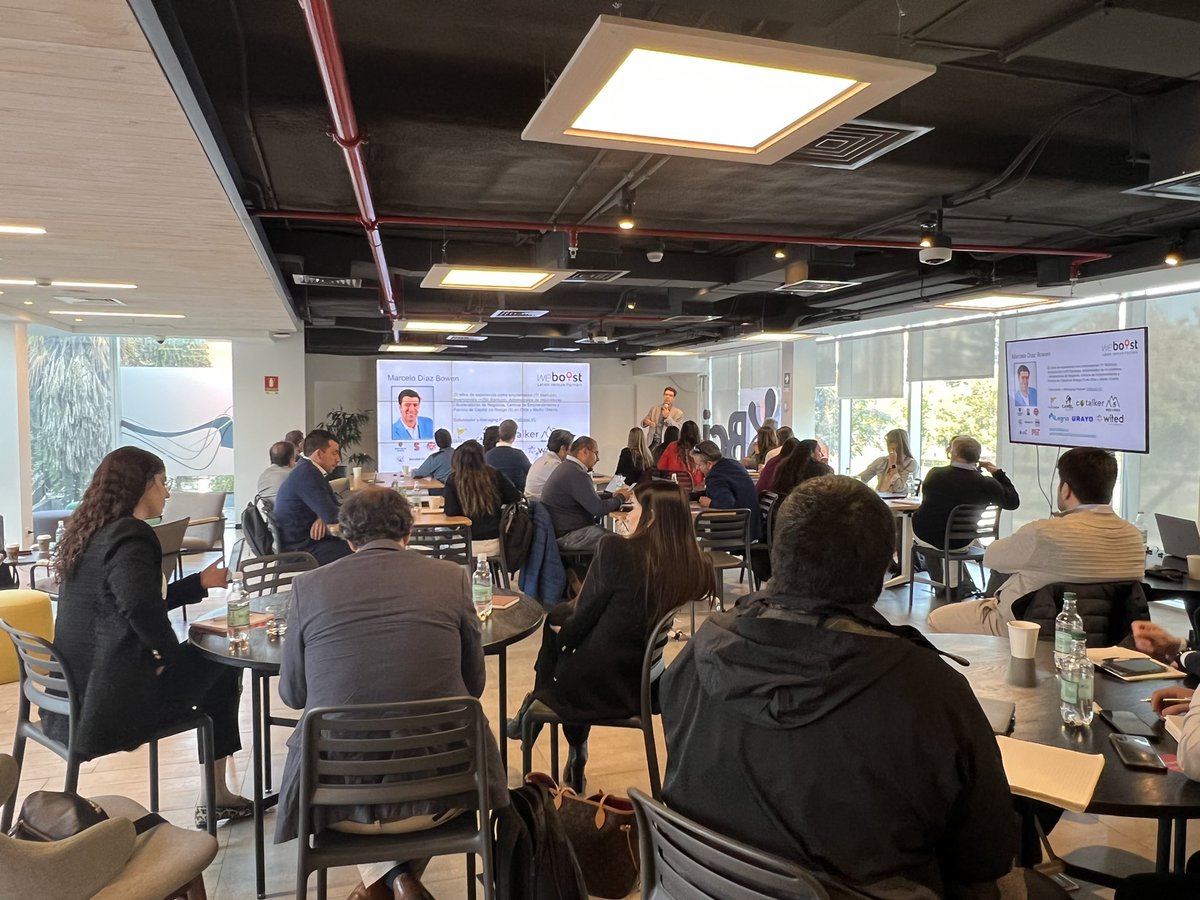 Segunda sesión de nuestro workshop, ahora Marcelo Díaz, Managing Partner de <a href="/weboostvc/">WeBoost</a> presenta sobre la relación existente entre las administradoras de fondos y las startups